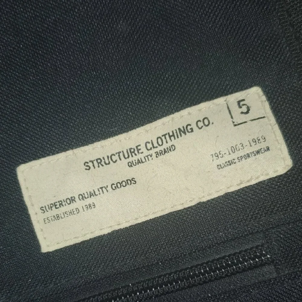 VTG Structure Black messenger bag